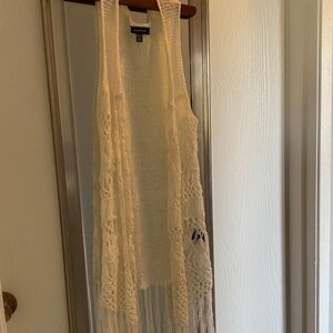 Le Chateau Boho Crochet Vest